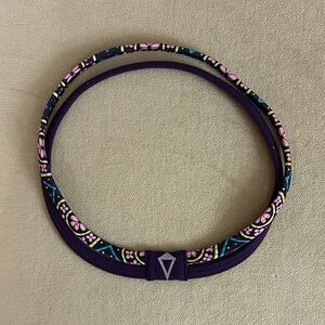 Ivivva Purple and Pink Patterned Double Strand Headband